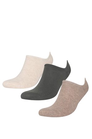 DeFacto Erkek Basıc Düz Görünmez 3'lü Pamuklu Sneaker Çorap K4595AZNSBN117