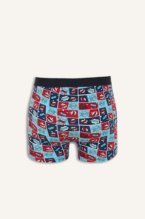 DeFacto Regular Fıt Eğlenceli Baskılı 3'lü Boxer H9452AX26AUNV135