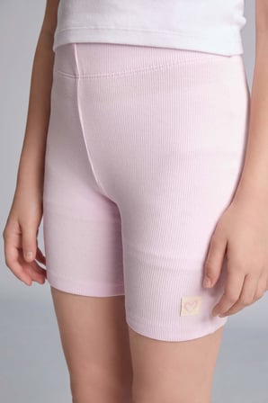 DeFacto Kısa Boy Fitilli Açık Pembe Tayt Kız Çocuk I1270A826SMPN96