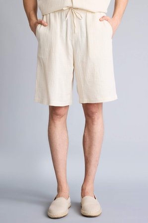 DeFacto %100 Pamuk Relax Fit Müslin Cepli Basic Bermuda Şort C7589AX26SMBG734