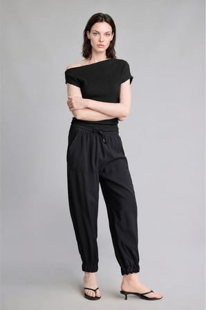 DeFacto Jogger Fıt Beli Lastikli Bilek Boy Modal Pantolon I0511AX26SMBK81