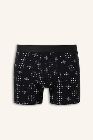 Regular Fıt Şal Desenli 3'lü Boxer