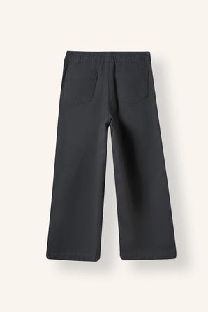 Wıde Leg Gabardin Pantolon Kız Çocuk