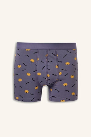 Regular Fıt Desenli Normal Bel 3'lü Boxer