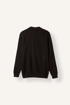 DeFacto Standart Fit Düğmeli Polo Yaka Triko Basic Kazak D1959AX26AUBN339