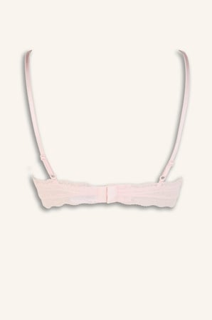 Dantel Detaylı Çıkarılabilir Pedli Balensiz Bralet