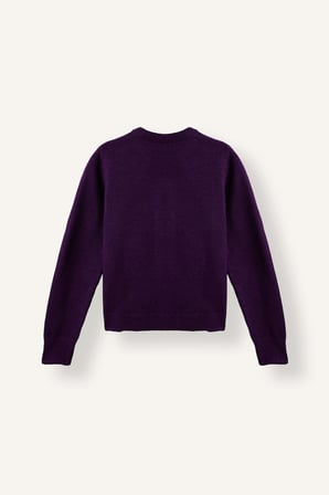 Regular Fit Bisiklet Yaka Triko Basic Kazak