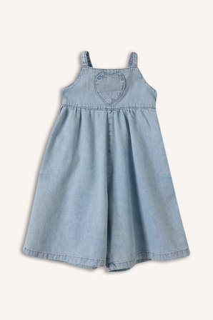 DeFacto Kız Bebek Aplike Jean Tulum H6583A526HSNM39