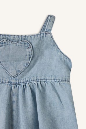 DeFacto Kız Bebek Aplike Jean Tulum H6583A526HSNM39