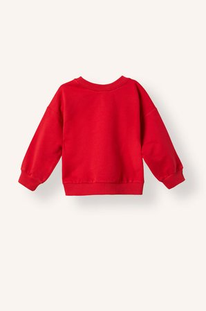 Bisiklet Yaka Baskılı Sweatshirt Erkek Bebek