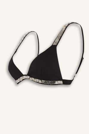 Lilyrose x Defacto Regular Fit Bikini Üstü H9443AX26HSBK81