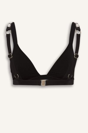 Lilyrose x Defacto Regular Fit Bikini Üstü H9443AX26HSBK81