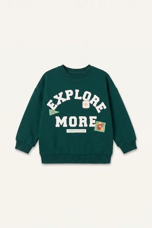 DeFacto Oversize Baskılı Arma Detaylı Sweatshirt Erkek Bebek I0317A526AUGN1116