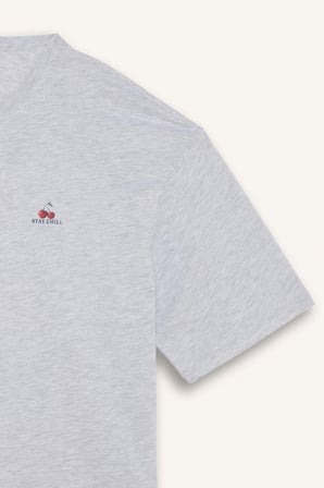 DeFacto Boxy Fıt Kısa Kollu 2'li Şortlu Pijama Takımı I0666AX26HSGR100