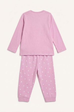 Desenli 2'li Pijama Takımı Kız Bebek