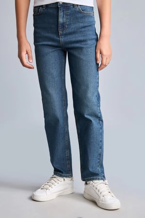 Straıght Fıt Düz Paça Jean Pantolon Erkek Çocuk