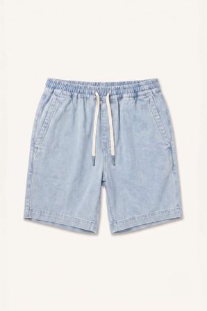 DeFacto %100 Pamuk Beli Lastikli Loose Fit Rahat Jean Bermuda E1390AX26HSNM63