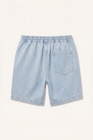 DeFacto %100 Pamuk Beli Lastikli Loose Fit Rahat Jean Bermuda E1390AX26HSNM63