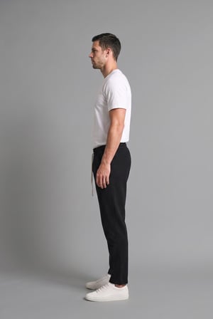 Regular Fit Beli Bağcıklı Düz Paça Cepli Eşofman Altı