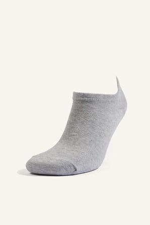 Erkek 7'li Pamuklu Sneaker Çorap