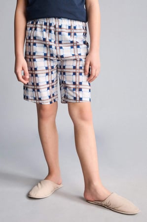 DeFacto %100 Pamuk Baskılı Tişört Şort Pijama Takımı Erkek Çocuk H4112A826HSNV135
