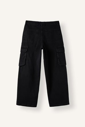 DeFacto Super Baggy Fit Kargo Cepli Jean Pantolon I5723AX26AUNM40