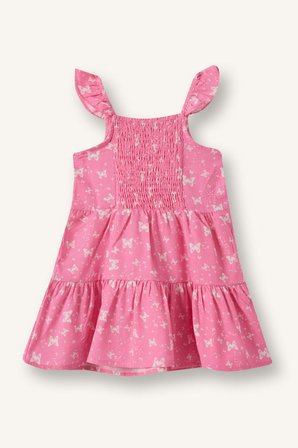 DeFacto Askılı Poplin Elbise Kız Bebek H8453A526HSPN160