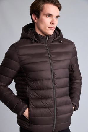 Sıcak Tutan Su İtici Slim Fit Mont