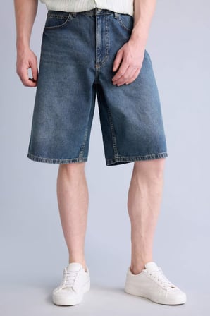 Baggy Fıt Bermuda