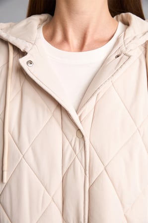 Regular Fit Kapüşonlu Kapitone Parka