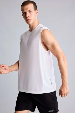 Boxy Fıt Bisiklet Yaka Atlet