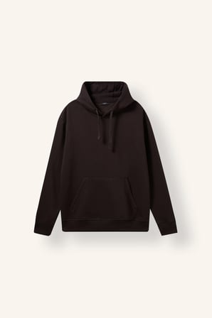 Regular Fit Kapüşonlu İçi Yumuşak Tüylü Kanguru Cepli Basic Sweatshirt