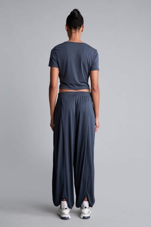 Wıde Leg Standart Paça Standart Boy Modal Sporcu Pantolon