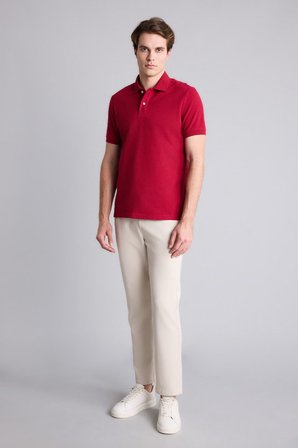 DeFacto %100 Pamuk Regular Fit Kısa Kollu Polo Tişört E9504AX26AUBR507