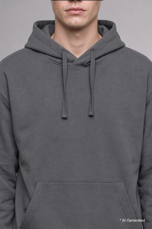 Regular Fit Kapüşonlu İçi Yumuşak Tüylü Kanguru Cepli Basic Sweatshirt