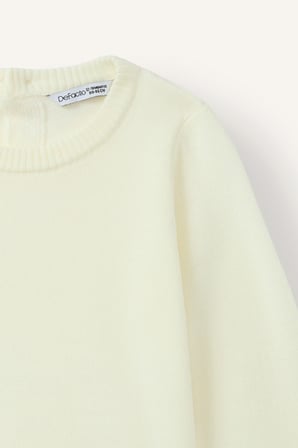 DeFacto Oversize Bisiklet Yaka Düşük Omuzlu Basic Triko Kazak H8470A526AUER105
