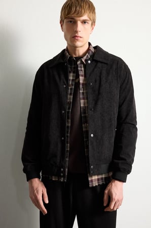 DeFacto Slim Fit Gömlek Yaka Düğmeli Ceket Mont H1574AX26AUBK27