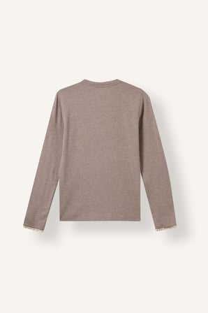 DeFacto Slim Fit Bisiklet Yaka Uzun Kollu Penye Basic Tunik I2976AX26AUBG588