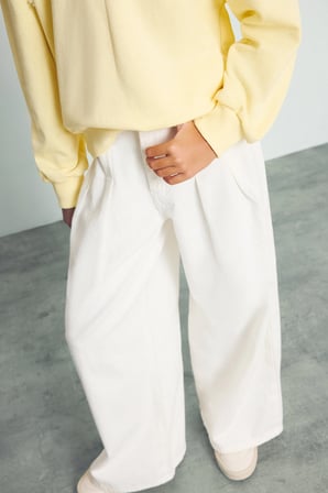 DeFacto Wıde Leg Cepli Gabardin Geniş Paça Pantolon Kız Çocuk I2678A826AUER105