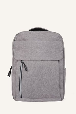 DeFacto Dikey Ön Cepli Dokulu Unisex Sırt Çantası H9239AXNSGR41