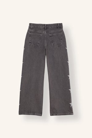 Straight Fit Düz Kesim Jean Pantolon Kız Çocuk