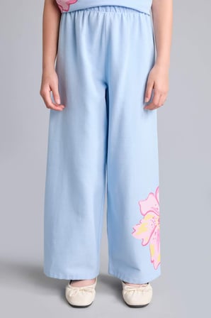 Wıde Leg Geniş Paça Pantolon Kız Çocuk