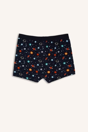 DeFacto Desenli 3'lü Boxer Set Erkek Çocuk E3367A826HSNV135