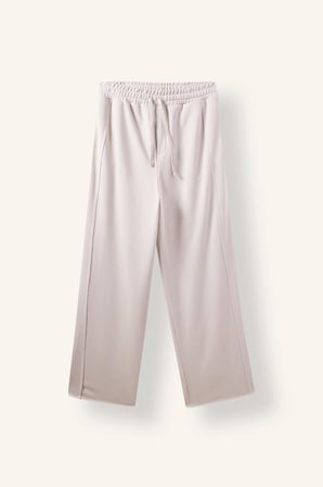 Super Baggy Fit Cift Cepli Bagcikli Bel Genis Paca Uzun Boy Kalin Kumas Pantolon