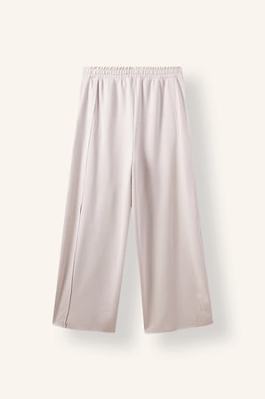 Super Baggy Fit Cift Cepli Bagcikli Bel Genis Paca Uzun Boy Kalin Kumas Pantolon