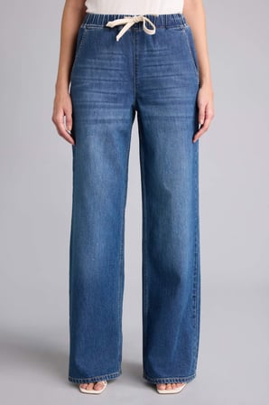 DeFacto Wıde Leg Yüksek Bel Geniş Paça Uzun Yumuşak Jean Pantolon H3520AX26SMNM28