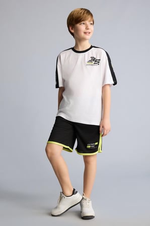 DeFacto Regular Fıt Spor Baskılı Şort Erkek Çocuk H2689A826SMBK81