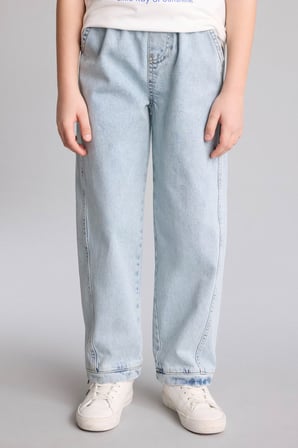 DeFacto Barrel Fıt Düz Paça Jean Pantolon Erkek Çocuk H0986A826SMNM39