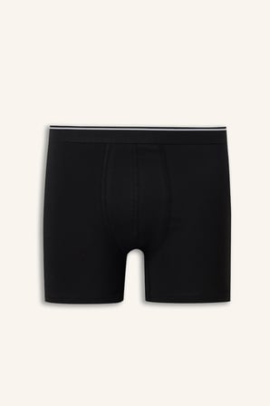 Regular Fıt Şal Desenli Beli Lastikli 3'lü Boxer