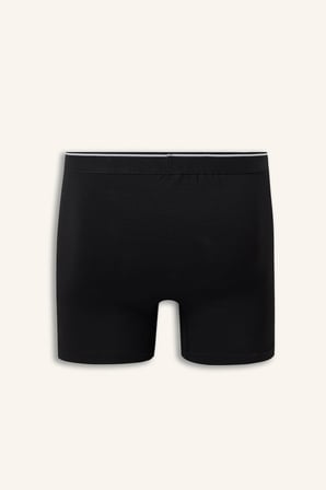 Regular Fıt Şal Desenli Beli Lastikli 3'lü Boxer